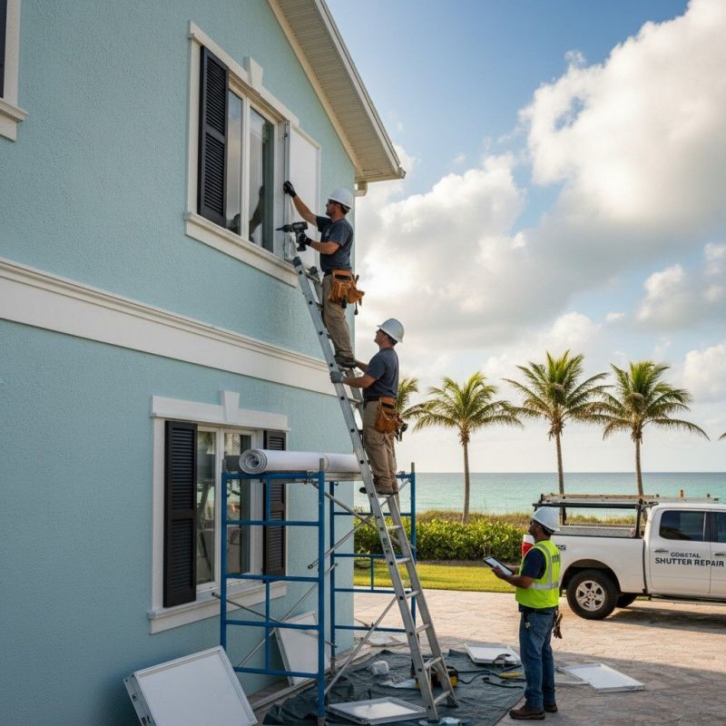 Local Hurricane Shutter Repair pros at work
