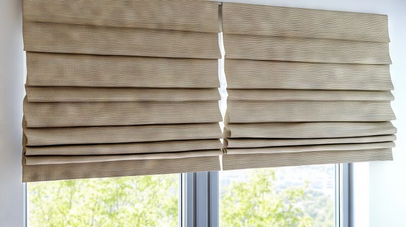 Roman Shades Installation in Alpharetta, GA