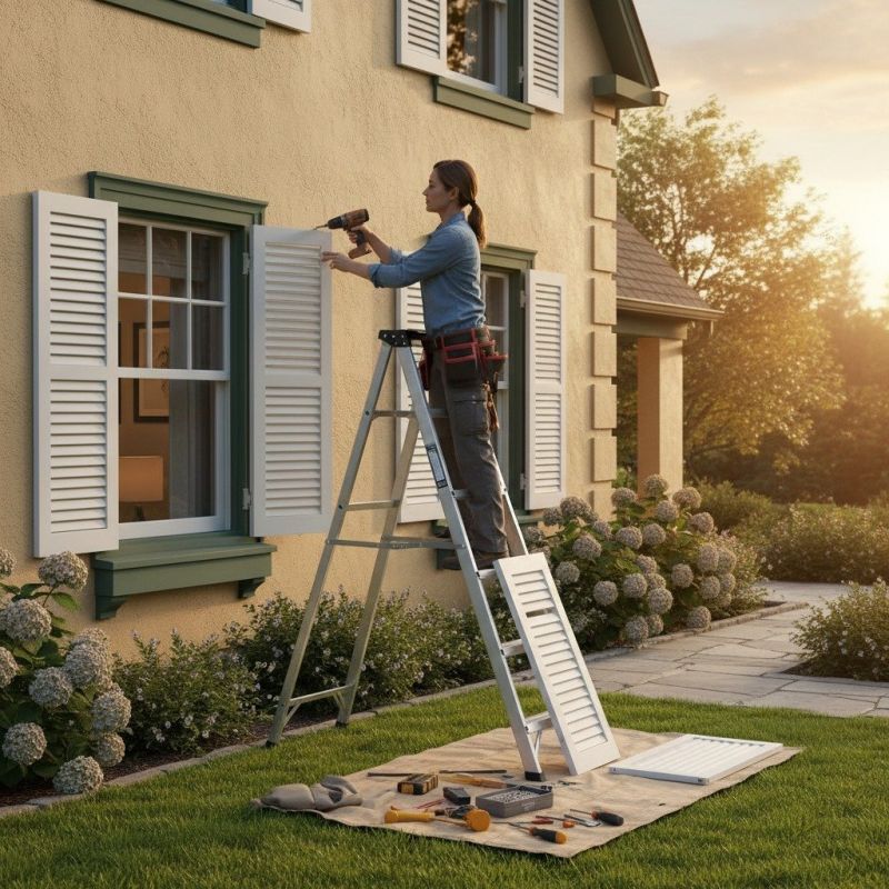 Shutter Reattachment in Kansas City, KS